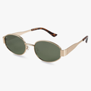 livho 2025 Trendy Oval Sunglasses - Stylish Polarized Shades for Everyday - Retro Metal Frames