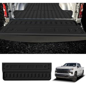 LASFIT Truck Tailgate Mat 2020-2026 for Chevrolet Chevy Silverado & GMC Sierra 2500HD/3500HD (Not Fit MultiPro Tailgate/Power Tailgate), All Weather TPE Tailgate Protector for Chevrolet Accessories