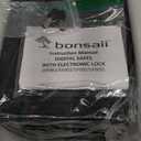 Bonsaii Safe, 0.6 Cubic Safe Box with Electronic Keypad, Removable Shelf, for Valuables Jewelry and Documents in Home, Hotel, or Business, 9.84" x 13.78" x 9.84" Inches, SF002
