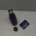 Konokyo Insulated Water Bottles,17 oz Double Wall Stainless Steel Vacumm Metal Flask for Sports Travel,Navy Blue