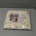 Garden Style Yellow Floral Comforter Set Twin XL Chic Flower Leaves Printed Girls Floral Bedding Set Fluffy Soft Microfiber Twin XL Comforter with 2 Pillowcases Vintage Floral Botanical Comforter Set