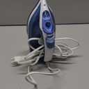 Steam Iron for Clothes Fast Heating, 1200W Iron with Non-Stick Ceramic Soleplate, Self-Cleaning, Burst of Steam, Spray Mist, 7.03oz Water Tank Ironing Clothes for Home, Blue