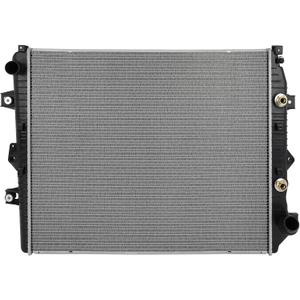 SCITOO Engine Coolant Radiator Assembly for Chevy Silverado 2500 HD, Silverado 3500 HD & for GMC Sierra 2500 HD, Sierra 3500 HD, 2011-2016 V8 6.6L, Replace 13244