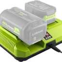 Replace for Ryobi Battery Charger Compatible with Ryobi 40V Li-ion Battery, Compatible with RBI 12V-18V NiMh Li-ion Battery P103 P105 P107 P108