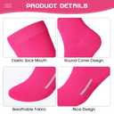 Haysandy 12 Pairs Youth Socks Bulk Soccer Football Softball Baseball Socks for Athletic Girls Kids Youth Adults Team Sport(Hot Pink, M)