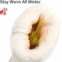 White Snow Boots for Women Waterproof Platform Winter Boots (7)