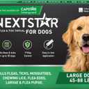 Flea and Tick Prevention for Dogs, Repellent, and Control, Fast Acting Waterproof Topical Drops for Large Dogs, 3 Monthly Doses