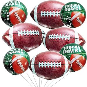 Football Balloons 8pcs Football Balloon Football Party Decorations,Football Balloons Set for Tailgate Game Day Birthday Party Decorations