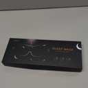 MZOO Luxury Sleep Eye Mask for Side Sleeper Men Women, Zero Eye Pressure 3D Sleeping Mask, Light Blocking Patented Design Night Blindfold, Soft Eye Shade Cover for Travel, Black