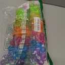 24pc Ponytailers Large Round Ponytail Balls Twin Bead Hair Elastics Bright Multicolored Twin Hair Beads Bauble Hair Ties Ponytail Holders, Toddler KidsValue Pack