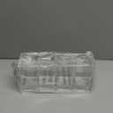 Amazing Abby - Glamour - 2-Pack Acrylic 4-Compartment Makeup Organizer, Transparent Plastic Makeup Brush Holder, Perfect Bathroom Vanity Storage Solution for Makeup Brushes, Eyebrow Pencils, and More