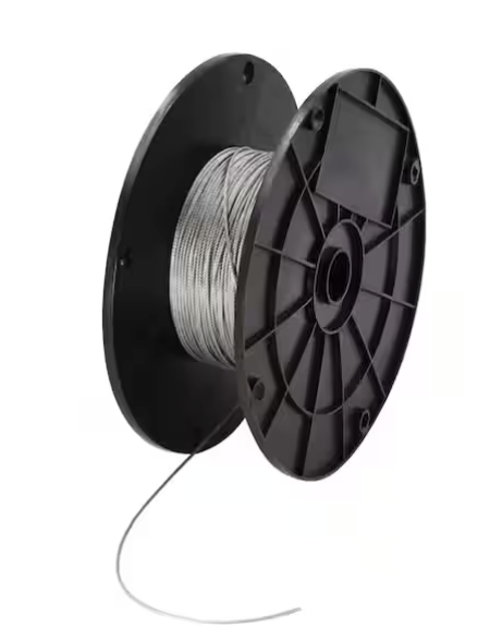 Steel Wire Rope, 1/16-3/32", 500FT 