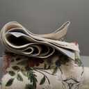 Deerly Boho Floral Rug 6x9 Vintage Colorful Washable Non-Slip Living Room Carpet Soft Low Pile Thin Bedroom Floor Mat Indoor for Dining Room Playroom Nursery Farmhouse, Beige/Green/Multi