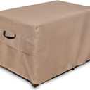 ULTCOVER Patio Deck Box Storage Bench Cover - Waterproof Outdoor Rectangular Fire Pit Table Cover 54 x 28 inch