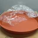 2 Pack of 18 19 inch Plant Saucer Tray (16.5 inch Base), 2.7" Depth, Heavy Duty Plastic Saucer 19" Round, Plant Tray for Pots, Flower Plant Saucers for Indoors (19 inch, Terracotta)