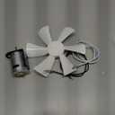 PlusRoc RV Vent Fan Replacement 6 inches RV Exhaust Bathroom Ventilation Roof Ceiling Fan 12V D-Shaft Motor White Blades Compatible with Heng's Elixir Jensen, 130 CFM