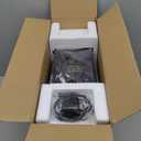 Vinyl Record Player 3-Speed Bluetooth Suitcase Portable Belt-Driven Record Player with Built-in Speakers RCA Line Out AUX in Headphone Jack Vintage Turntable (Black)