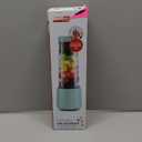 Dash 16 oz Personal USB Bottle Blender with Travel Lid and Charging Cord, Single-Serve Smoothie and Juice Maker, Aqua