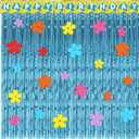 2 x Epakh 39 Pcs Cartoon Sponge Party Decorations Sponge 25th Birthday Decorations Includes 24 Pieces Paper Cards Decor 13 Pcs Happy Birthday Banner 2 Pieces Foil Fringe Curtain Backdrop for Photo Prop