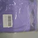 Women Long Mesh Nightgowns and Underpants Lace Babydoll Lingerie Sleepwear See Through Robe with Sleeve (Purple)