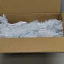 4 FT Prelit Artificial White Christmas Tree with Lights, Small Xmas Tree Decoration, Easy Assembly for Indoor and Outdoor, Pine Skinny Trees Warm Lightsm for Home, Office Party Dcor