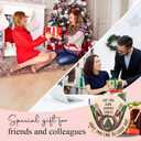 2 x Funny Christmas Ornaments - Got You Some Jumper Cables Ornament 2025 - Funny White Elephant Gifts for Coworkers, Friends, Besties, Colleagues - 2 Layer Wooden Exchange Ideas for Adults