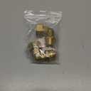 Solid Brass Elbow 1/2" Male to 1/2" Female Connectors 90 Degree With Washers 2 Pieces