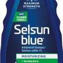 Selsun Blue Moisturizing Antidandruff Shampoo, Maximum Strength Scalp Treatment With Selenium Sulfide, 11 fl. oz.