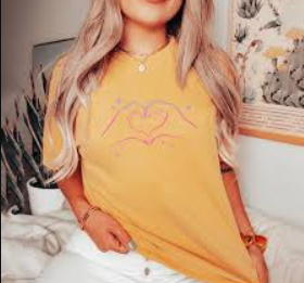 Heart Hands Taylor First Name Women Girl Vintage 80s T-Shirt M