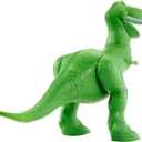 Mattel DisneyPixar Toy Story 4 True Talkers Rex Figure, 7.8 in / 19.81 cm-Tall Posable, Talking Character Figure with Authentic Movie-Inspired Look and 15+ Phrases, Gift for Kids 3 Years and Older