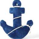 Marble Empire Anchor Pillow Nautical Throw Pillows Coastal Decorative Pillow Beach Themed Plush Pillow for Home Bed Couch (Navy) (19.6816.54 inch)