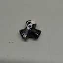 PATIKIL E26/E27 Medium Base 3 Light Cluster Socket, 1 Pcs Lamp Base Holder Multi-Cluster Incandescent for E26/E27 Lamp Holder Bulb,Black