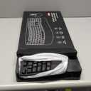 Wireless Keyboard and Mouse Combo, 2.4G Full Size Wave Keys Ergonomic Keyboard with Wrist Rest and 3-Level DPI Adjustable Wireless Ergonomic Mouse for Windows, Mac OS Desktop/Laptop/PC(Black)