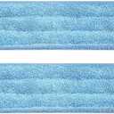 Microfiber Pads for Phueut CB-08C Steam Mop Cleaner, 2 Pack Steam Mop Pads for Steamer Floor Cleaning, Replacement Steam Mop Pads Accessories for Multi-Surface Floor, Washable and Machine, Reusable