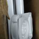 BEMIS 500EC 390 Toilet Seat with Easy Clean & Change Hinges, 1 Pack Round, Cotton White