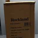 Rockland Melbourne Hardside Expandable Spinner Wheel Luggage, Charcoal, Checked-Large 28-Inch