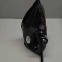 Steam Iron for Clothes, 1500W Iron with Rapid Heating, Non-Stick Ceramic Soleplate, Burst of Steam, Self-Cleaning, Auto-Off, Anti-Drip, 11.84oz Water Tank Ironing Clothes for Home, Black