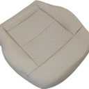 FZJDSD Tan Driver Side Bottom Microfiber Leather Seat Cover Compatible with Mercedes Benz E200 E250 E300 E350 2010 2011 2012 2013 2014 2015 2016