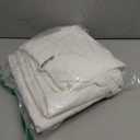 Bedsure 100% Washed Cotton Duvet Cover Full Size - Natural White Minimalist Cotton Duvet Cover Linen Like for All Seasons - GentleSoft Plain Simple Bedding (Natural White, Full, 80"x90")