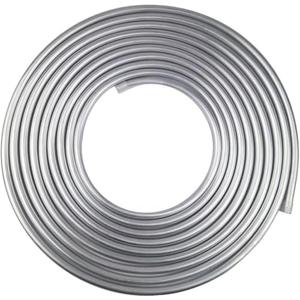 TUBPRO 3/8 Fuel Line, 10FT Transmission Line, 3003 Grade Aluminium Tubing for Brake Line, Metal Gas Line, Refrigeration Equipment