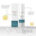 Total Facial Serum, Super Vitamin C And Hyaluronic Acid Serums for Face, with Peptides, Vitamin C Anti-aging Face Pump Serum for Women, Hydrating and Moisturize, 1Fl oz