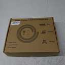 1100GPH 12V Automatic Boat Bilge Pumping Kit, 1-1/8 Inch Electric Bilge Water Pump, 6FT Hose, 2 Stainless Steel Hose Clamps and Thru-Hull Fitting, for Fishing Boats, Runabouts, Yachts, Cruisers