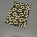 DesignWorks Ink Jumbo Journal Notebook  7.25" x 10.25" Cute Writing Journal for Work, To Do Lists & Daily Journaling  Soft Cover, 200 Lined Pages, Ribbon Marker  Green Groovy Floral