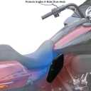 Mid Frame Air Deflector for Harley Touring,Heat Shields Mid-Frame Air Deflector Compatible for Harley Street Glide Road Glide Road King Electra Glide 2009-2023 Accessories (Vivid Black)