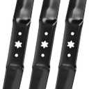 942-05052A Mower Blades Compatible with 50" Mower Deck, Fit for Cub Cad et RZT-L50 L34 S50 XT1 XT2 LT50 GT50 Troy Bilt MTD Craftsman G8200 Mowers, Replace for 742-05052A 330-052, 3 Pack