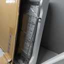 HLPB Fold in Half Folding Fish Cleaning Table with Sink, Foldable Protable Camping Sink Table with Drainage Hose & Fish Cleaning Kit, Fish Fillet Cutting Desk for Picnic Patio Backyard BBQ, White