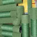 Globlazer Cactus Corner Cat Tree Tower with Scratching Post, C51, Green