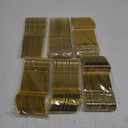 N9R 120pcs Gold Plastic Silverware, Disposable Silverware Include 40 Forks, 40 Spoons, 40 Knives, Gold Cutlery Set Disposable for Party, Wedding and Daily Use