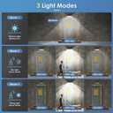 APILAB Upgraded Solar Lights Outdoor, 6 Pack 418 LED Motion Sensor Outdoor Lights, 3 Modes Security Light, IP65 Waterproof Solar Powered Wall Light for Outside Yard Garage Deck Fence
