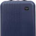 Travelers Club Cosmo Luggage, Navy Blue - 20 Inch, 20-Inch, 1-piece